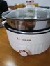 志高（CHIGO）电煮锅3L电锅一体多功能锅 宿舍泡面小电锅蒸煮一体多功能电火锅专用锅电热锅 带蒸笼 YGJX-04 实拍图