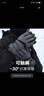 目丸保暖手套男女户外冬天骑行防寒风加绒厚触屏女防水冬季棉滑雪手套 1#黑色 深度暖手套-男款 实拍图