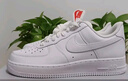 耐克NIKE板鞋女空军一号 AIR FORCE 1运动鞋FV3654-111帆白38.5 实拍图