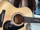 BROOK 布洛克布洛克布鲁克V12 S25吉他单板民谣吉他面单木吉他吉它初学者 40英寸原木色缺角V12N-ACM 哑光 原声款 实拍图