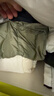优衣库童装男童女童高级轻型羽绒连帽外套帽子可拆卸471377 54 绿色 130 实拍图