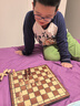 紫湖国际象棋磁性高档实木折叠棋盘儿童入门小学生比赛专用chess玩具 实拍图