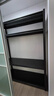 临霄简易衣柜出租房宿舍卧室全钢架结构单人组装挂衣柜置物架衣服收纳 加厚-三层-高160cm默认黑色 长50宽40cm 实拍图