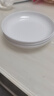 玉水湖小号仿瓷圆墨碟（3个装）初学者入门防摔调色盘水彩国画丙烯画专用幼儿园颜料小白盘塑料水粉白色盘子 实拍图