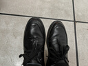 金猴（JINHOU）男鞋牛皮春秋爸爸鞋轻便时尚系带男单鞋商务休闲皮鞋男Q28183A 黑色 41 实拍图