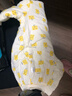 舒贝怡婴儿衣服新生儿连体衣夹棉保暖宝宝婴幼儿可爱哈衣周岁爬服黄66 实拍图