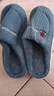 小熊小兔踩屎感棉拖鞋女士厚底防滑冬季外穿居家情侣保暖学生男 小熊小兔棉拖-藏青色 42-43 适合41-42 实拍图