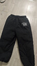 雪中飞儿童羽绒裤新款冬季男女童中大童休闲百搭加厚保暖长裤工装羽绒裤 黑色 120 实拍图