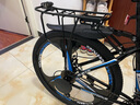 ICOLOUR山地车自行车成人公路单车男变速双减震越野单车学生女青少年 旗舰版-三刀轮【黑蓝色】 26寸21速【身高：160-180cm】 实拍图