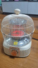 万宝取暖器小太阳家用鸟笼式烤火炉卧室电热扇节能省电小型电暖器电烤炉速热 奶油色【碳晶盘】无极调温 实拍图