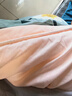 富安娜 舒暖七孔抗菌纤维被芯 双人四季被 春秋被子4.7斤 203*229cm 粉 实拍图