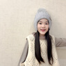 英氏（YEEHOO）羊毛保暖宝宝帽子护耳设计儿童针织帽双层加绒加厚中大童儿童帽子 晒单实拍图