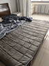 雅鹿·自由自在 A类床垫褥子可折叠双人床垫1.8x2米加厚铺底垫被 180x200cm 灰色 实拍图