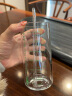 维艾（Newair）玻璃杯带刻度牛奶杯早餐杯家用耐热杯子透明水杯果汁饮料杯冷饮杯 300ml直身玻璃杯*1+吸管 实拍图