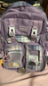 爱迪生发明家初中生书包黛露小学生大容量女生减负双肩背包 2260-2 紫色大号 实拍图