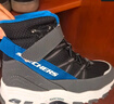 Skechers斯凯奇儿童绒绒靴保暖棉鞋男童女童高筒短靴加绒雪地靴660092L 实拍图