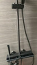 科勒（KOHLER）全铜淋浴花洒钢琴键淋浴器浴室家用恒温增压喷头淋浴明装花洒套装 飞驰-枪灰色冷热款（包安装） 实拍图