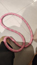桂枫弹簧呼啦圈初学者软体呼啦圈女士减肚子美腰瘦腰加重收腹减肥粉色 实拍图