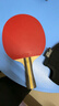 红双喜DHS三星横拍双面反胶乒乓球拍3星单拍兵兵拍H3002 实拍图