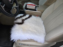 百冉皮毛一体冬季纯羊毛汽车坐垫长毛无靠背座垫真毛车垫单片方垫毛垫 前排一片+1个腰靠白色 其他车型留言车型(95%车型可用) 实拍图