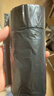 e洁抽绳垃圾袋黑色45*50cm360只1.3丝家用手提穿绳免撕塑料袋加厚 实拍图