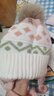 柠檬宝宝儿童帽子男女童毛线护耳帽子围巾手套保暖防风 蜜桃慕斯粉 52 实拍图