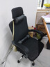 奥伦福特 电脑椅 办公椅子 靠背椅 可躺电竞椅家用人体工学网布椅转椅 黑色可躺 实拍图