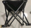 小魔户外折叠椅 钓鱼椅露营椅子沙滩阳台桌椅凳子野餐写生排队神器 黑 实拍图