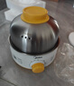 美的（Midea）煮蛋器 蒸蛋器 单层7颗蛋 家用自动断电迷你鸡蛋羹神器防干烧不锈钢便携式MZ-ZDE1601 实拍图