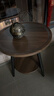 卓博茶几边桌小桌子客厅沙发边几双层圆桌茶桌置物架床头柜CJ09胡桃色 实拍图