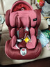 Heekin德国 智能儿童安全座椅0-12岁汽车用婴儿宝宝360度旋转isofix接口 智能款-烈焰红 实拍图