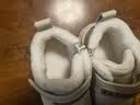 婧麒（JOYNCLEON）2025冬季婴幼儿学步鞋加绒保暖软底防滑儿童棉鞋0到3岁宝宝鞋 米白色 二棉款脚长+1cm选鞋内长 13 cm内长适用脚长12cm 实拍图