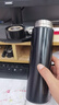 炊大皇 保温杯 316L医用级不锈钢茶水分离商务便携保温杯 黑色 490ml 实拍图