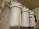 GOOTHO大白瓶前置过滤器 全屋家用自来水过滤净水器大通量大蓝瓶中央过滤通用滤芯除余氯阻垢 10寸三联高配版【PP+BBC+FOF】 实拍图