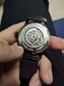 冠琴（GUANQIN）手表男士机械表雕花系列全自动镂空夜光防水商务瑞士品质国潮腕表 网带全黑黑面【明星推荐】 实拍图