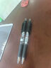 得力（deli）S01中性笔签字笔 0.5mm经典办公按动笔水笔 黑色 12支/盒 实拍图