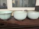 青澹汝窑茶杯茶碗主人杯汝瓷功夫茶具陶瓷纯手工天青色景德镇温文杯 实拍图