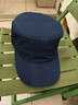 歌希尼尔军帽男春秋帽子男士鸭舌帽平顶帽大头围秋冬休闲帽百搭防晒遮阳帽 藏青色可调节 M 中码58cm 实拍图