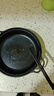 铸铁平底锅不粘锅无油烟厚铁锅煎锅无涂层烙饼锅燃气灶电磁炉通用 口径25cm单锅无盖 实拍图