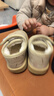 1--5岁加绒加厚婴儿学步鞋女童软底雪地靴冬季保暖鞋防水男童棉鞋 卡其 21 内长14cm 实拍图