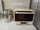 海氏（Hauswirt）i7 Pro风炉电烤箱家用平炉风炉二合一专业烘焙发酵空气炸锅多功能一体机 米白色 40L 【国家补贴】 实拍图