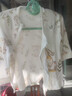 小三月婴儿秋衣单上衣春秋薄款纯棉a类 新生儿长袖贴身内衣宝宝无骨开衫 C1花田小兔 80 cm 建议16-19斤 实拍图
