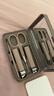 小天籁（XIAO TIAN LAI）指甲刀套装斜口指甲剪修脚指甲钳子指甲锉指甲套装工具5件套 实拍图