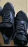 安踏运动鞋男鞋子男士秋冬季款皮网面拼接软底轻便减震跑步训练徒步鞋 【店长推荐皮网男鞋】黑武士-1 42 实拍图
