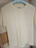 马登工装重磅t恤男夏透气纯棉短袖男款美式复古高街白色半袖打底衫 米白色 /2件【耐穿/2025新款】 XL (180) 实拍图