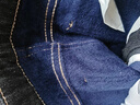 啄木鸟（TUCANO）牛仔裤男冬季加绒保暖商务休闲时尚弹力修身长裤男装 浅蓝 32 实拍图