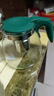 茶吧机饮水机玻璃电热水壶茶壶茶台电茶炉保温壶单壶带滤网耐高温茶具大容量水壶泡茶壶茶水分离 绿色半把款式 实拍图