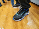 安踏儿童运动鞋男女童跑步鞋秋冬季网革旋钮扣犟弹科技学生赤焰跑鞋 【男革面】黑/蓝/绿5523N-2 41 鞋内长25.5cm 实拍图