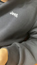 JEEP吉普卫衣男秋冬季宽松长袖T恤男士打底衫衣服男装 深蓝 XL 实拍图