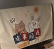 艾维乐电脑防尘罩三件套主机键盘显示器盖布保护罩24寸27寸台式遮尘盖巾 Good Luck-三件套 27英寸 实拍图